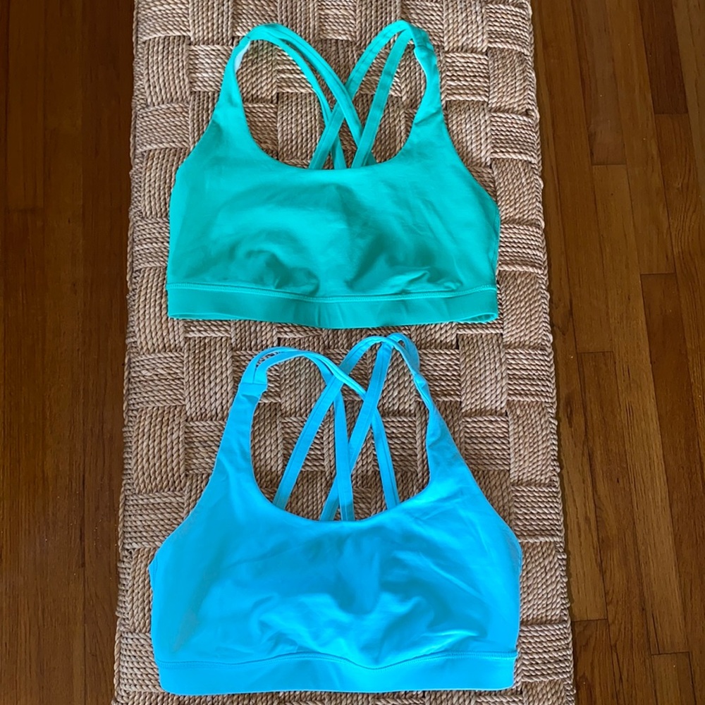 Lululemon Energy Bras (2) Size 6